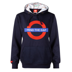 Mind the Gap Navy Hoodie