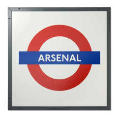 Reproduction Arsenal Underground Sign