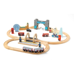 City of London Wooden Train Set