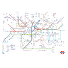 Tube Map Poster London Underground
