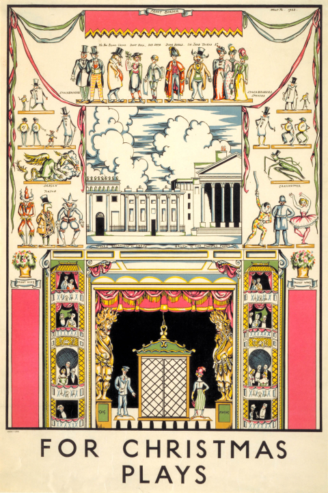 For Christmas plays, by Albert Rutherston, 1923