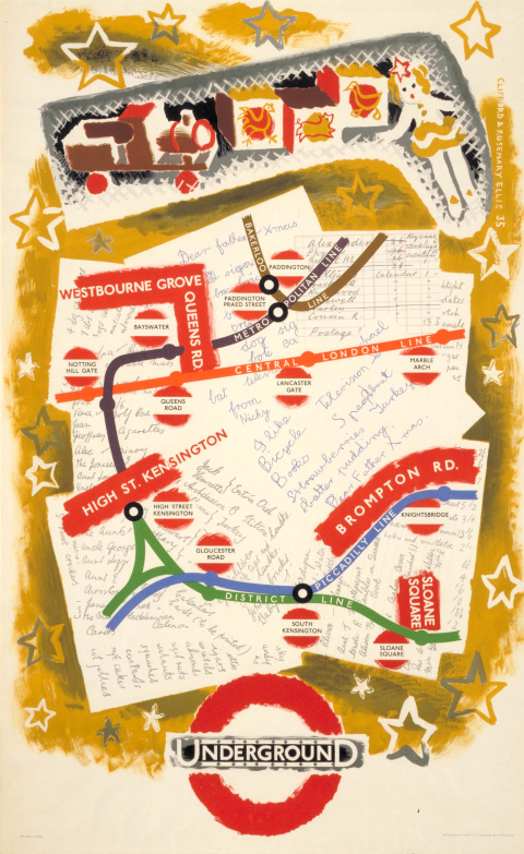 Dear Father Xmas; Christmas shopping, by Clifford Ellis and Rosemary Ellis, 1935