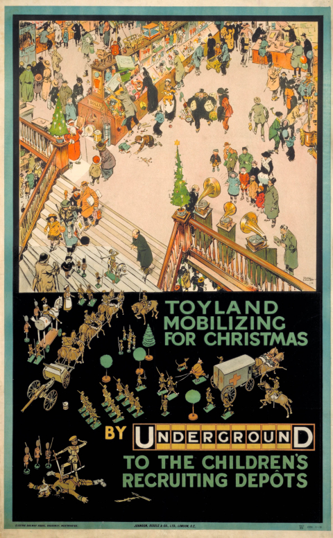 Toyland; mobilizing for Christmas, by Tony Sarg, 1914