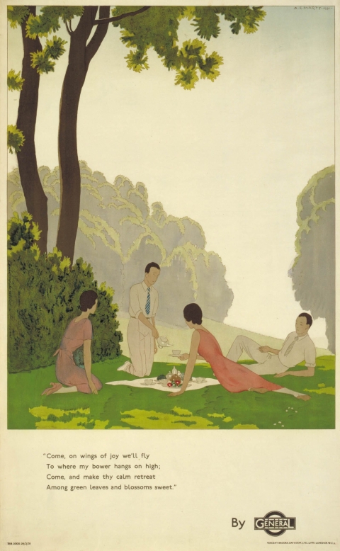 Come, on wings of joy, by Andre Edouard Marty, 1931