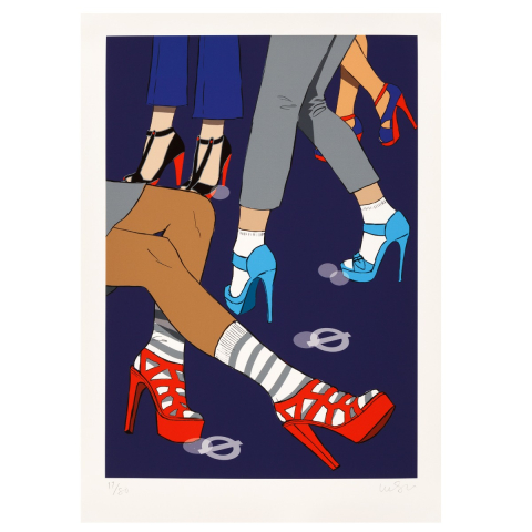 Girls Night Out Mel Elliot print