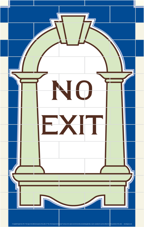 Euston Station No Exit Poster