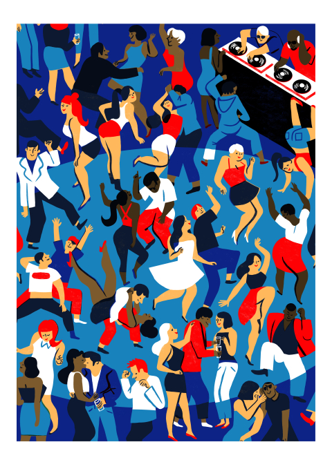 Brightest London Clubs Print