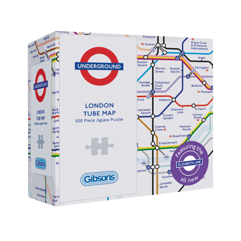 500 Piece Jigsaw Underground Map