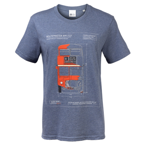 Routemaster Blueprint Organic Cotton T-Shirt