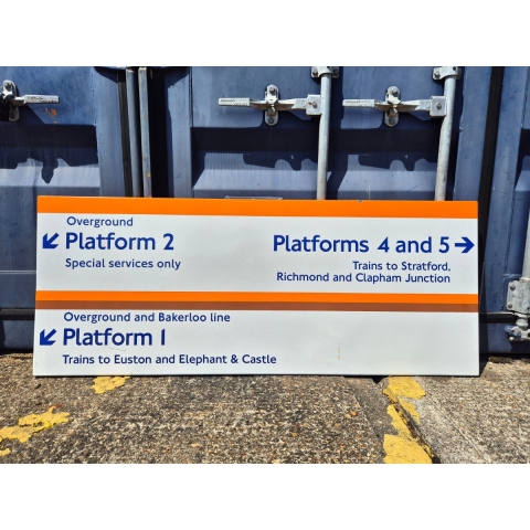 Overground Platform 2 - Special Services Only - Platform 4 and 5 (1032025)