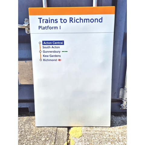 Trains to Richmond - Acton Central - Line Diagram (1062025)