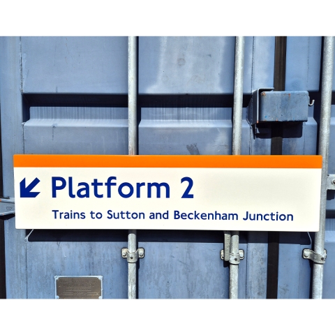 Platform 2 Trains to Sutton and Beckenham Junction (1192025)