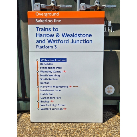 Overground Bakerloo Line - Willesden Junction - Line Diagram (486965)