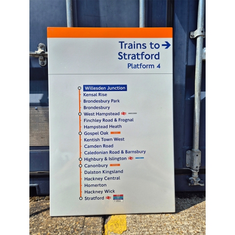 Trains to Stratford - Willesden Junction - Line Diagram (1532025)