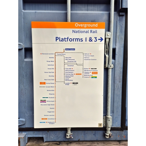 Overground National Rail - West Croydon - Line Diagram (1652025)