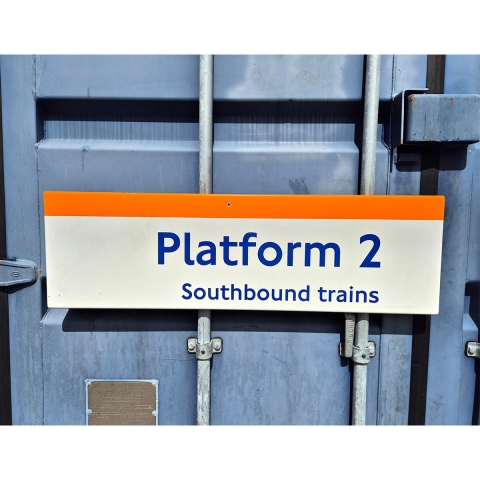 Platform 2 Southbound Trains (2082025)