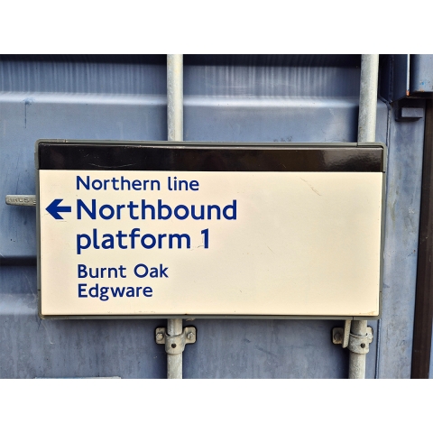 Northbound Platform 1 / Burnt Oak (2182025)