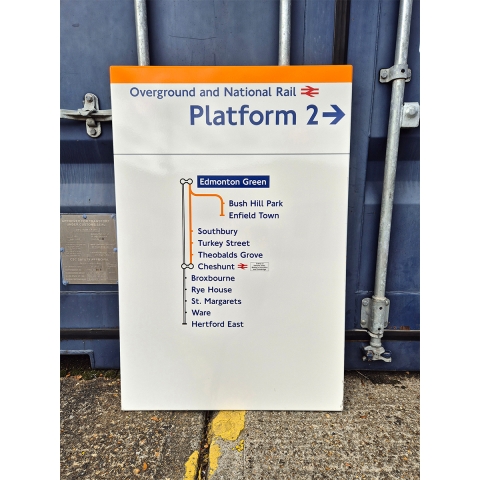 Overground & National Rail/ Edmonton Green Line Diagram (2452025)