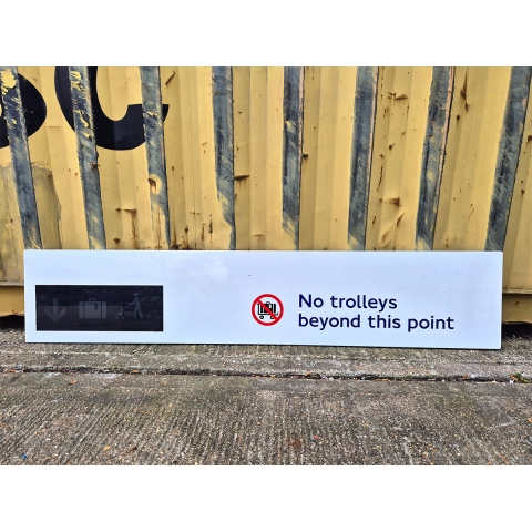 Lightbox - No trolleys beyond this point (2812025)