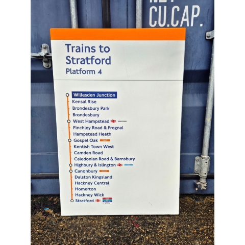 Trains to Stratford - Willesden Junction - Line Diagram (342026)