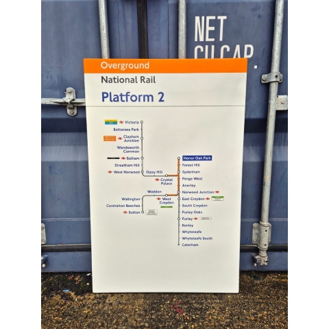 Overground National Rail - Honor Oak Park - Line Diagram (Features Crystal Palace 372026)