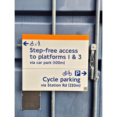 Step-Free Access to Platform 4 via Car Park - Cycle Parking (402026)