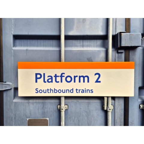 Platform 2 Southbound Trains (412026)
