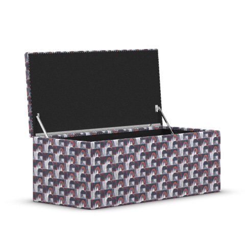 Hinged Storage Ottoman