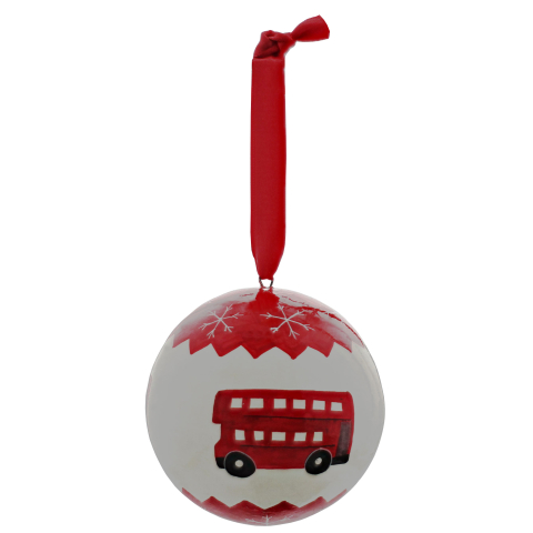 London Bus Christmas Bauble