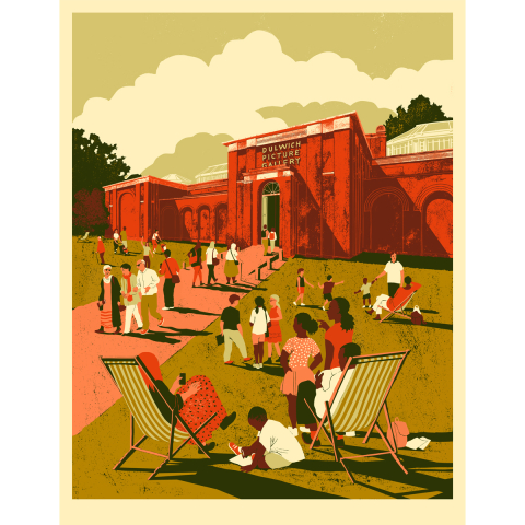 30 x 40 Print Great Days Out at Dulwich Picture Gallery