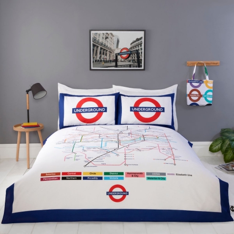 Tube Map Duvet Cover