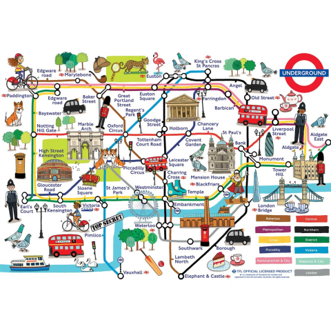 Adventures on the Underground Jigsaw