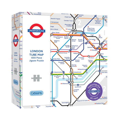 1000 Piece Jigsaw New Underground Map