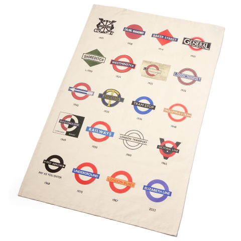 History of the Roundel Tea Towel