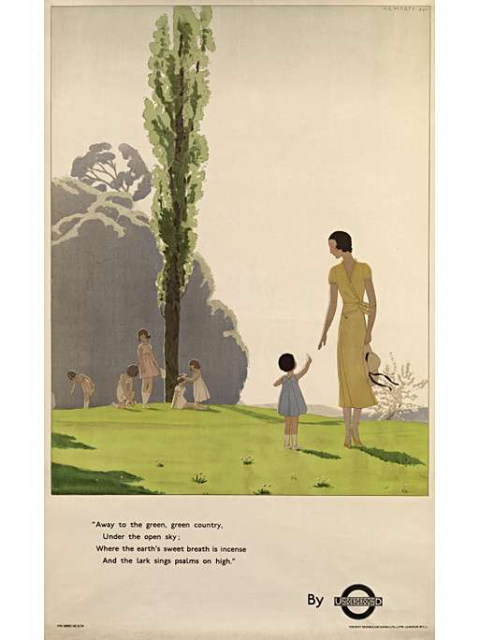Rambling parties, by Andre Edouard Marty, 1931