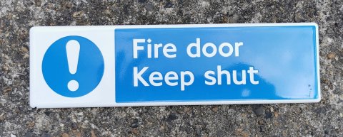 Fire Door Keep Shut Sign