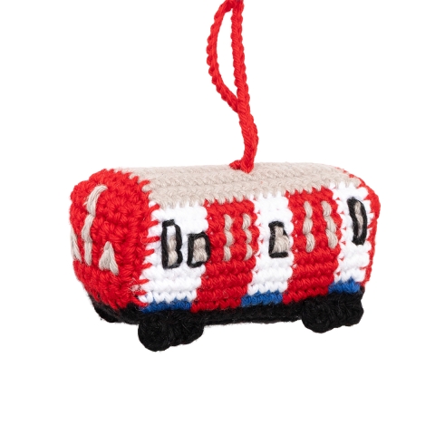 Knitted Tube Train Decoration