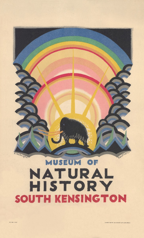 Museum of Natural History - Edward McKnight Kauffer, 1923