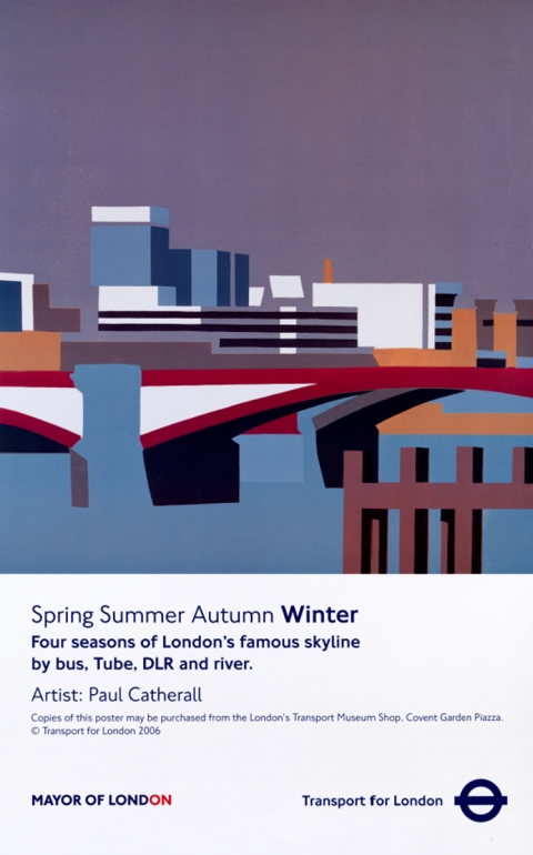 Winter, Four Seasons of London’s Skyline, Paul Catherall, 2006