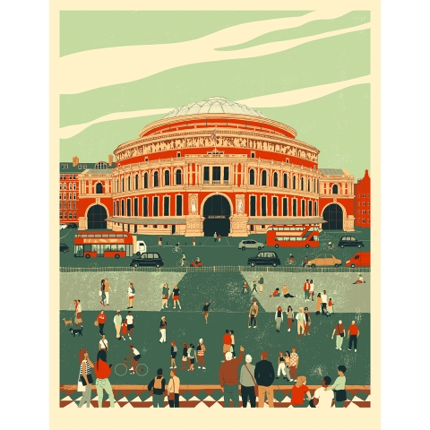 30 x 40 Print Great Days Out at the Royal Albert Hall