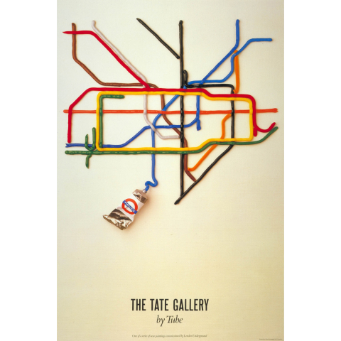 Tate Gallery by Tube 30 x 40 print