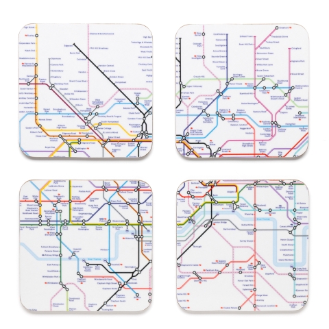 Tube Map Coaster Set