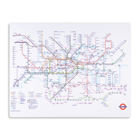 Tube Map Mousemat
