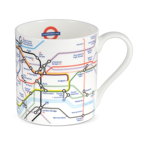 Tube Map Mug