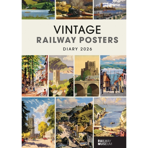 NRM Vintage Railway Posters Wiro Diary 2026