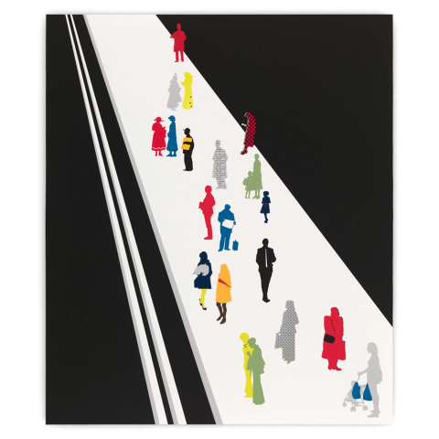 Waiting for a Train Limited Edition Artwork by Corin Sworn