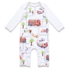 All Aboard Organic Cotton Baby Grow