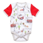 All Aboard Organic Cotton Baby Vest