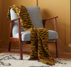 District Moquette Design Lambswool Throw