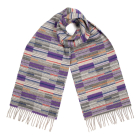 Elizabeth line Moquette Design Lambswool Scarf